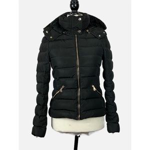 Women's Black Puffer Jacket